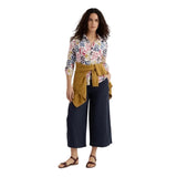 Seasalt Merrivale Linen Culottes In Maritime