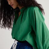 Seasalt Moor Grass A-Line Shirt In Spring Green