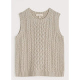 Seasalt Newlyn Cable Stitch Vest In Aran