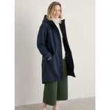 Seasalt Plant Hunter Waterproof Parka Coat In Midnight