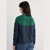 Seasalt Port Kinnis Fair Isle Cardigan With Merino In Wag Tail