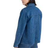Seasalt Reading Rocks Denim Jacket In Mid Wash