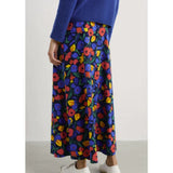 Seasalt Rose A-Line Skirt In Zennor Blooms Maritime Mix
