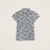 Seasalt Rushmaker Short Sleeve Shirt In Beach Blooms Chalk