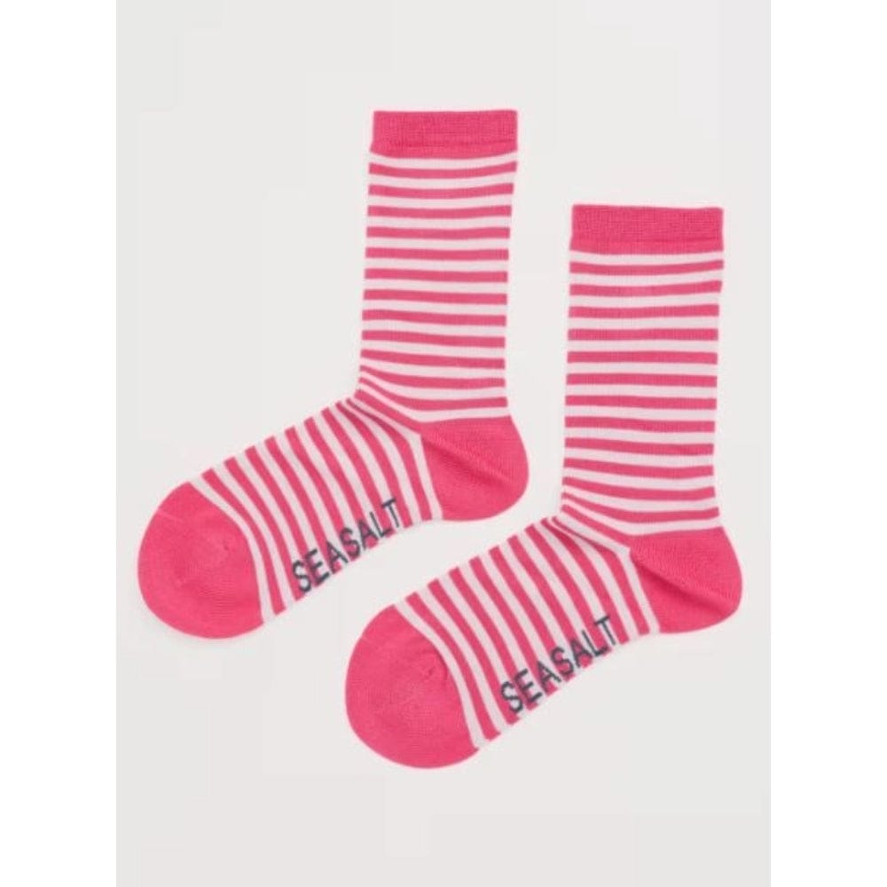 Radish Socks Seasalt Sailor Socks In Weatherboard Light Radish