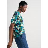 Seasalt Seaberry Jersey Short-Sleeve Top In Sea Mist