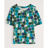Seasalt Seaberry Jersey Short-Sleeve Top In Sea Mist