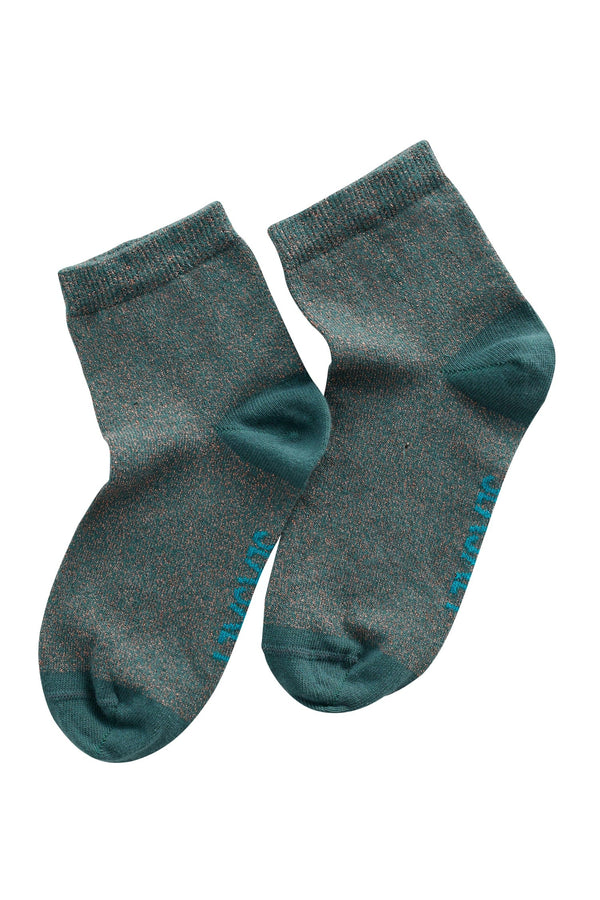 Seasalt Short Sparkle Socks Green