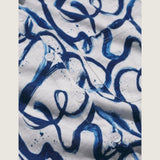 Seasalt Teasel Head Printed Jersey Shirt In Ink Strokes Chalk