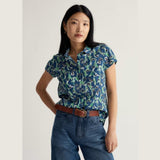Seawsalt Rushmaker Short Sleeve Shirt In Bluebell Dark Voyage