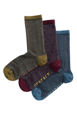 Seasalt Sparkle Box Of 3 Socks