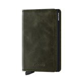 Secrid Slimwallet in Vintage Olive-Black