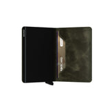 Secrid Slimwallet in Vintage Olive-Black