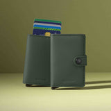 Secrid Miniwallet in Matte Green-Black
