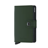 Secrid Miniwallet in Matte Green-Black