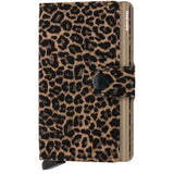 Secrid Miniwallet Leopard In Beige