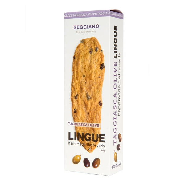 SEGGIANO Taggiasca Olive Handmade Flatbreads, 120g