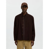 Selected 100% Cotton Button-Down Shirt In Delicioso