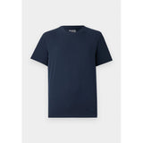 Selected Haspen O-Neck Tee In Navy Blazer