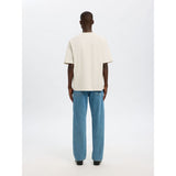 Selected Loose Fit T-Shirt In Oatmeal
