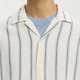 Selected Short Sleeve Shirt Resort In Egret