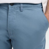 Selected Slim Fit Mid Rise Chino Trousers in Blue Mirage