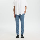 Selected Slim Fit Mid Rise Chino Trousers in Blue Mirage