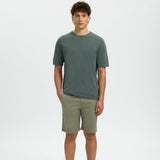 Selected Torino Knit Pullover In Balsam Green