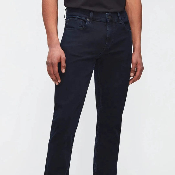 7 for all Mankind Slimmy Tapered Luxe Jeans Blue Black