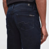 7 for all Mankind Slimmy Tapered Luxe Jeans Blue Black