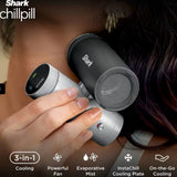 Shark ChillPill 3-in-1 Fan, Mist & InstaChill System In Carbon