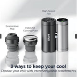 Shark ChillPill 3-in-1 Fan, Mist & InstaChill System In Carbon