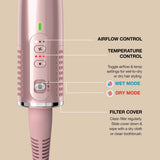 Shark Glossi 2-in-1 Hot Tool and Air Glosser Brush in Pink
