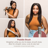 Shark HD430SLUK FlexStyle 4-in-1 Air Styler & Hair Dryer for Straight & Wavy in Stone