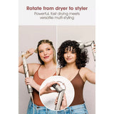Shark HD435SLUK FlexStyle 4-in-1 Air Styler & Hair Dryer For Curly & Coily Hair in Stone