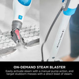Shark S6001UK Klik n Flip Manual Steam Mop in Blue