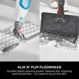 Shark S6001UK Klik n Flip Manual Steam Mop in Blue