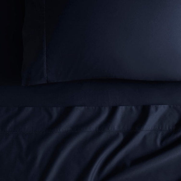 Sheridan Midnight 1000tc Cotton Sateen Flat Sheet In King