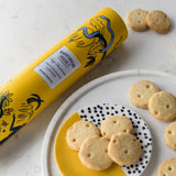 Eden Range Tin of Truly Handmade Shortbread Biscuits with Mediterranean Lemon, 250g