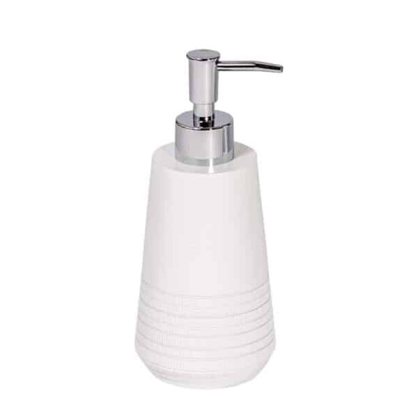 Showerdrape Strata Soap Dispenser in White