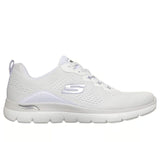 Skechers Arch Fit Summits Daily Flow In White Lavender
