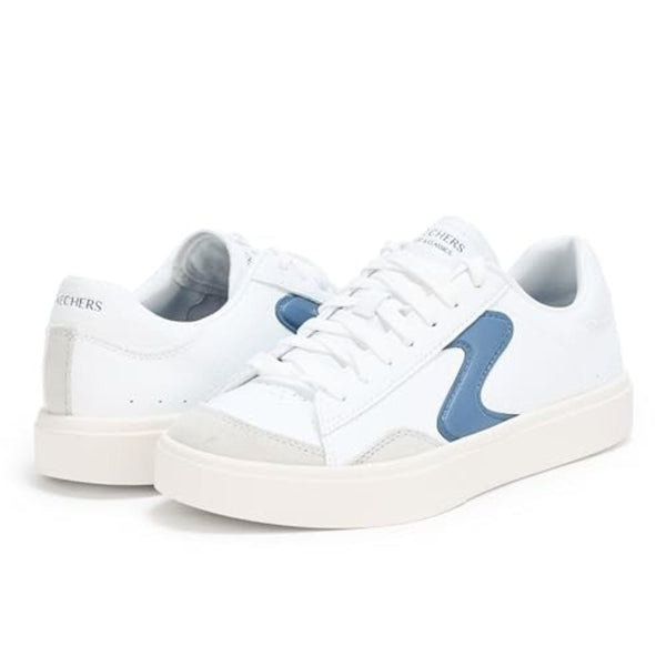 Skechers Eden LX-Slick Talk Sneaker In White Navy