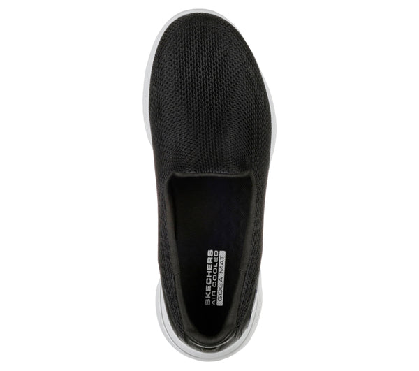 Skechers Go Walk 5 Trainers Black White Sole