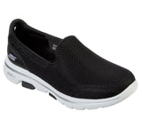 Skechers Go Walk 5 Trainers Black White Sole
