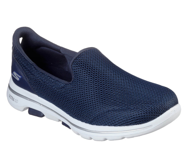 Skechers Go Walk 5 Trainers Navy White Sole