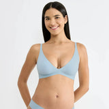 sloggi Zero Feel Push-up bra in Light Blue