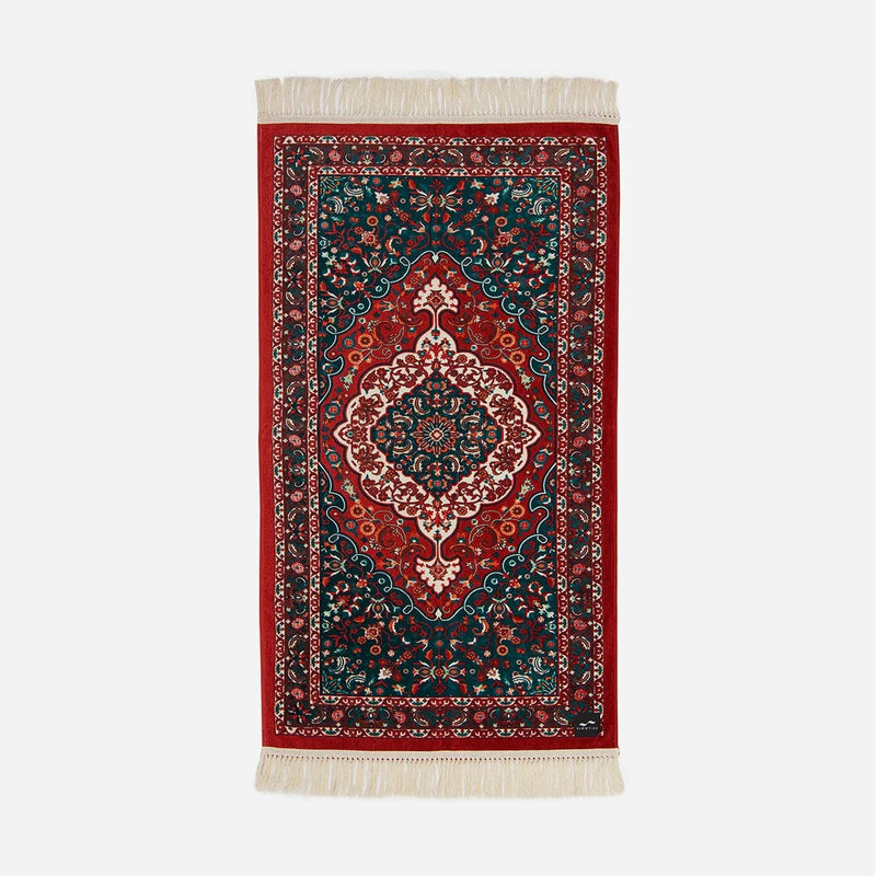 Slowtide Haven- Beach Towel-Burgundy