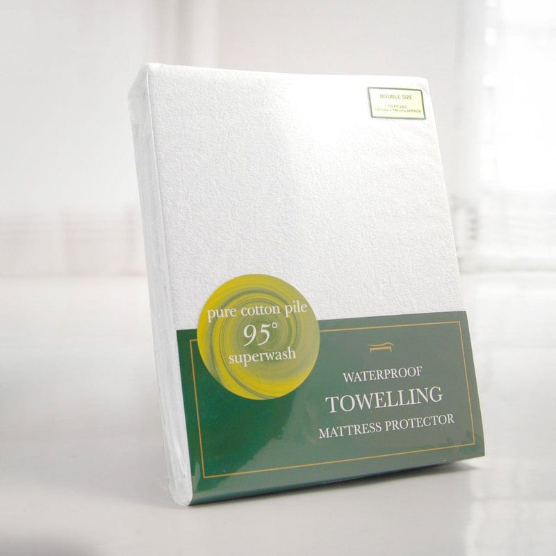 Slumberfleece Waterproof Towelling Mattress Protector