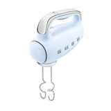 Smeg 50's Style 250w Electric Hand Mixer In Pastel Blue
