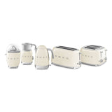 Smeg 50's Style 4 Slice Toaster In Gloss Cream